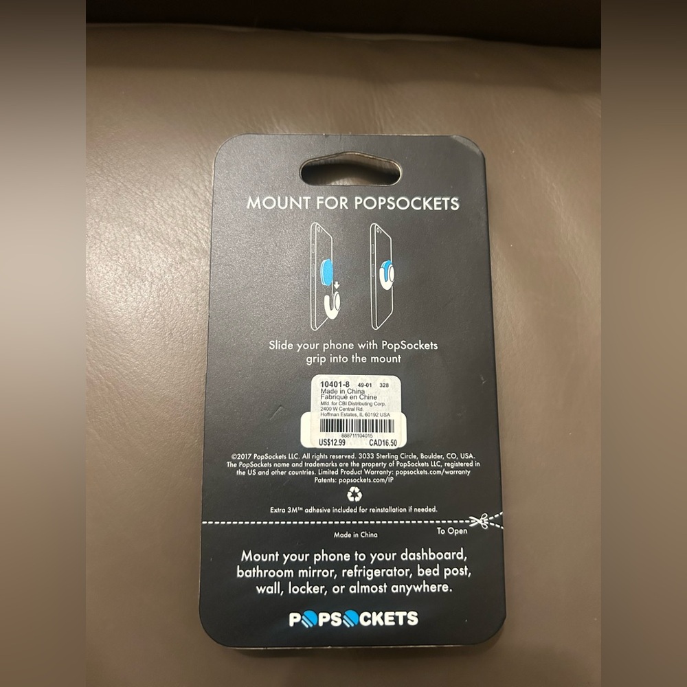 PopSocket Black Phone Mount - Picture 8 of 9